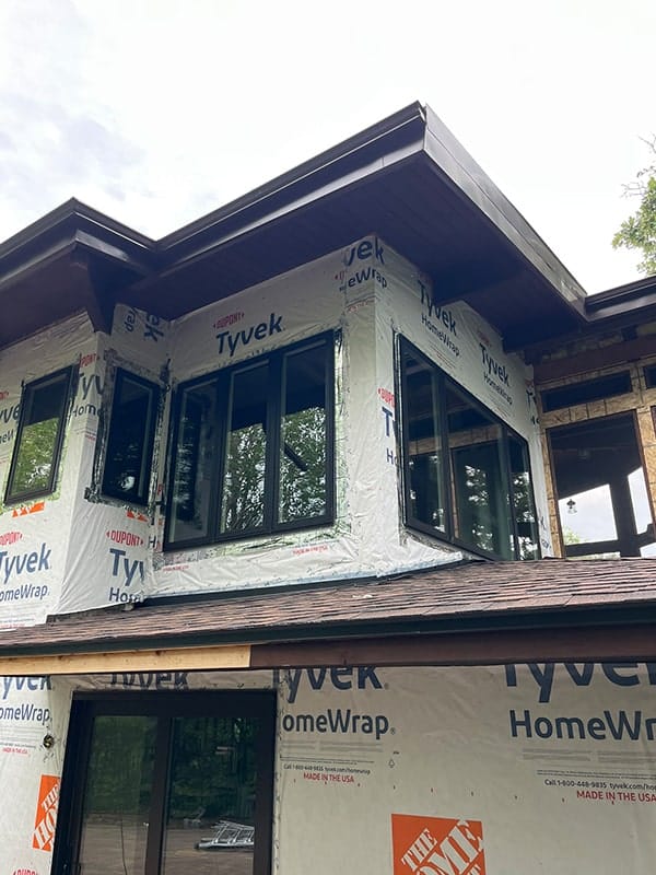 new construction windows on new build home