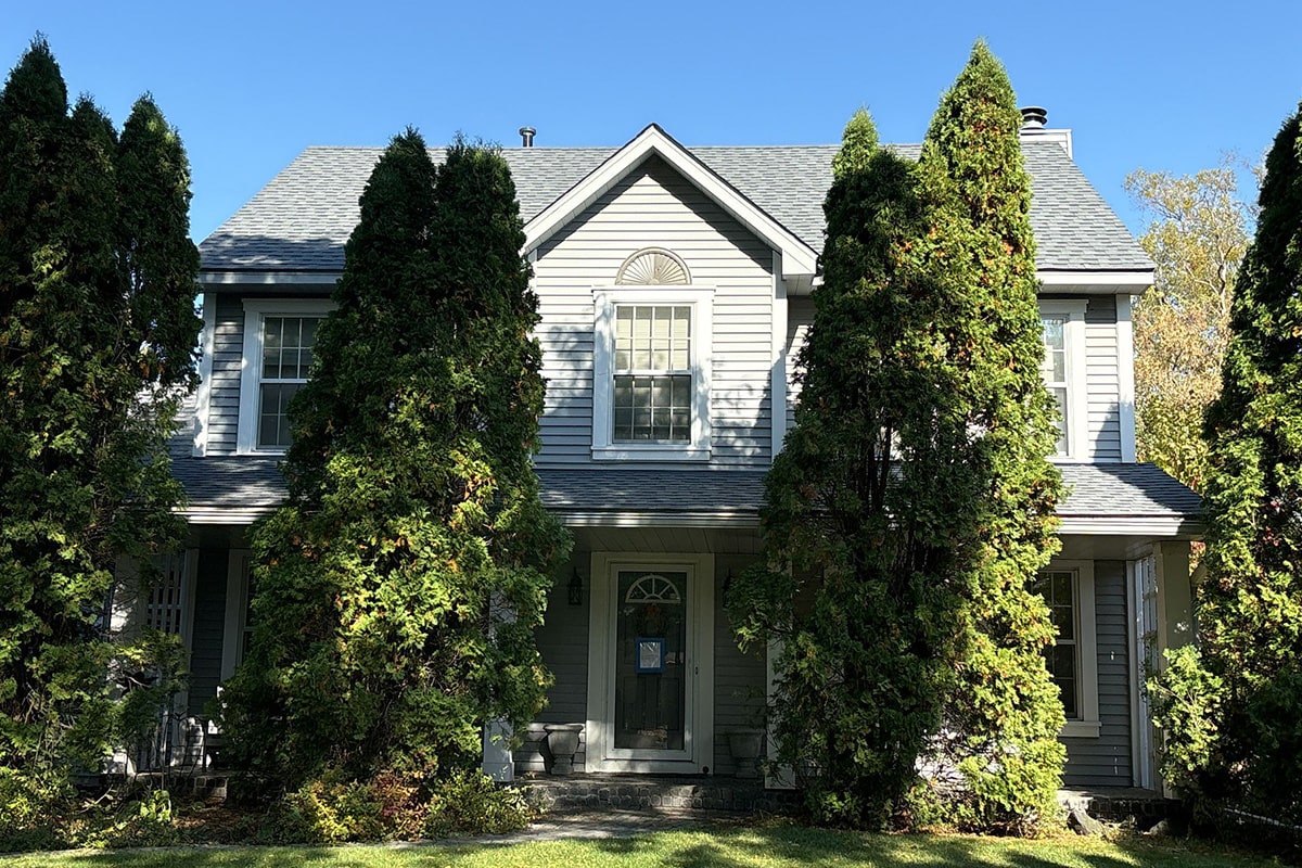 finished re-roof project at Lakeview Ave. White Bear Lake, MN 55110