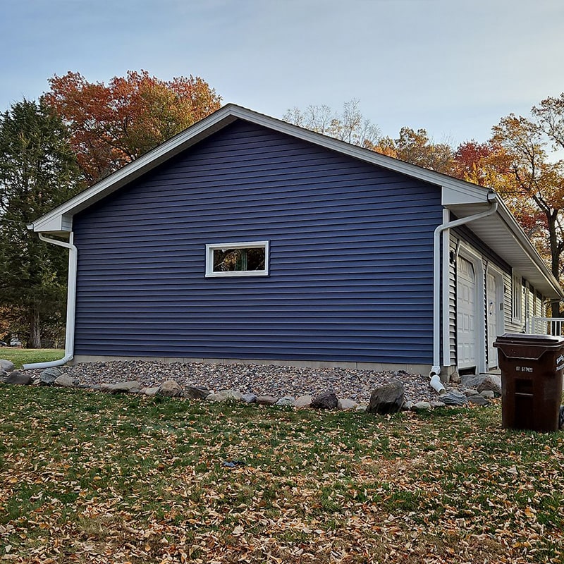 new soffit on home