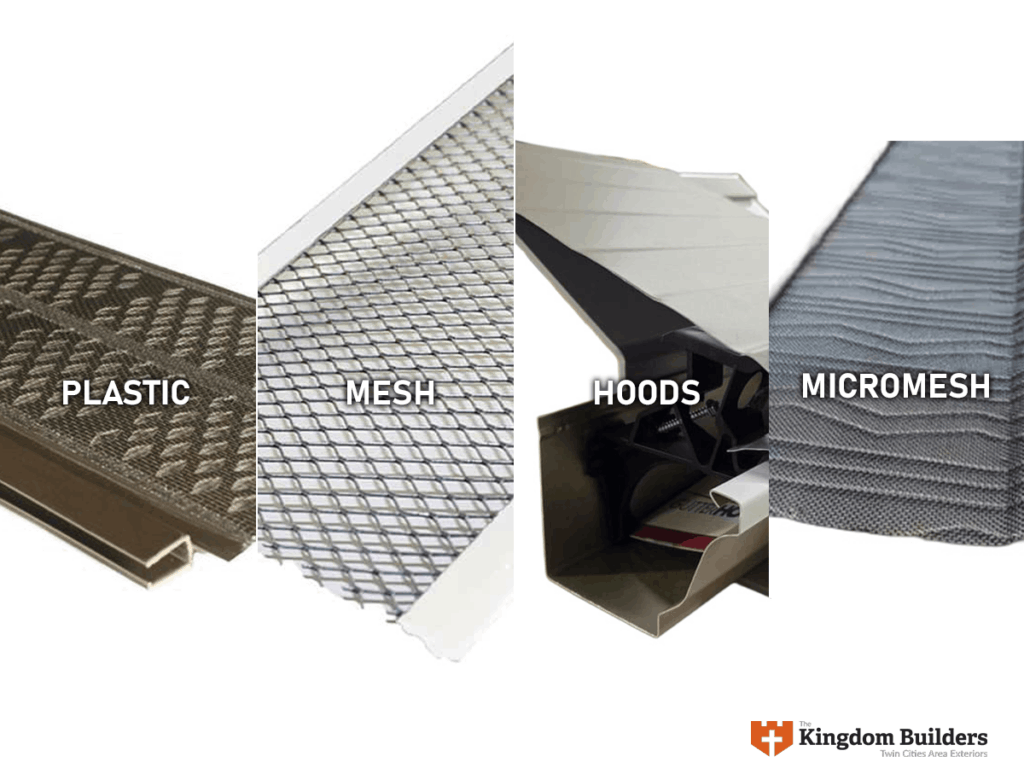 comparing four styles of gutter covers featured image