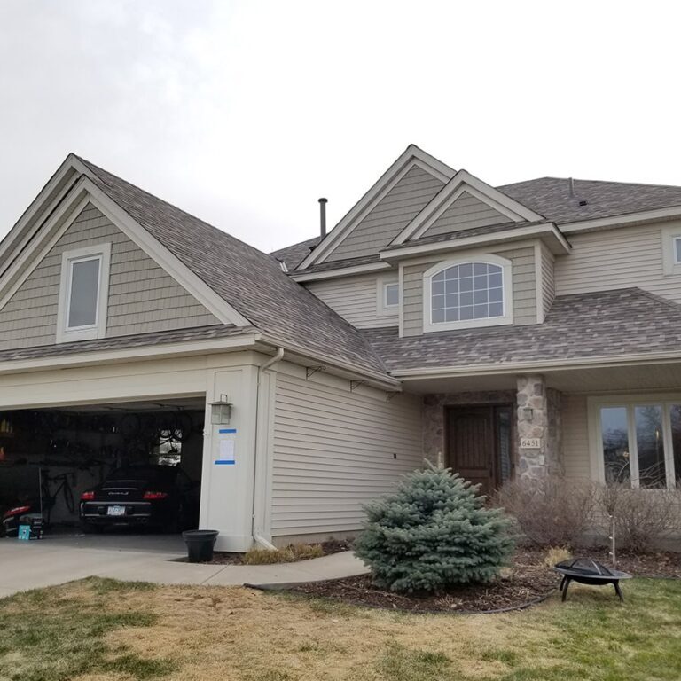 front of home on Ranchview Lane North Maple Grove, MN project