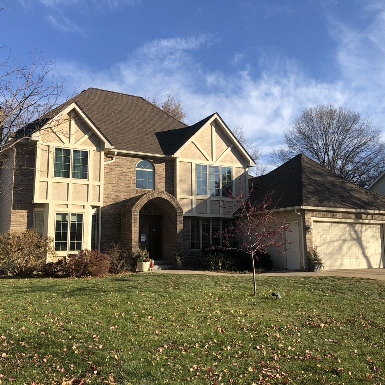 Finished re-roof in Shoreview, MN using GAF Timberline HDZ shingles in Barkwood color