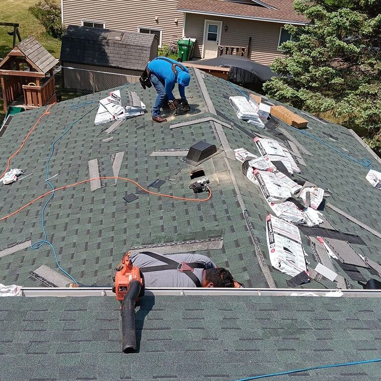 reroofing project in shoreview-min